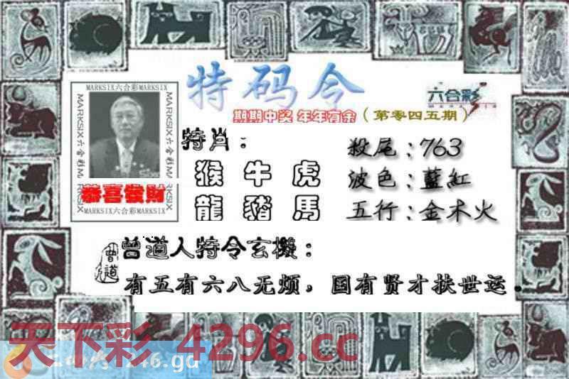 ：特准特码令